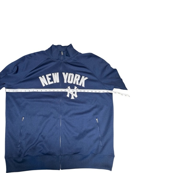 Blue New York Yankees Full Zip Jacket Size XXL - Picture 8 of 11